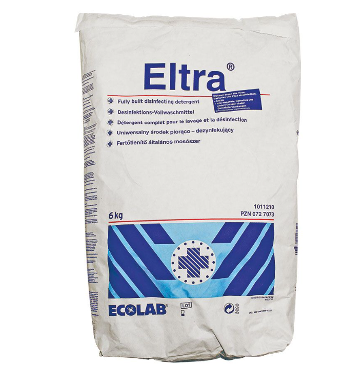 Detergent rufe cu dezinfectant Ecolab  Eltra 6 Kg